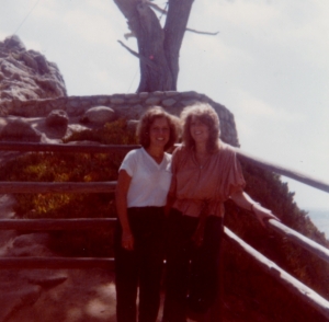 Teresa and Leisa in Carmel the summer after college